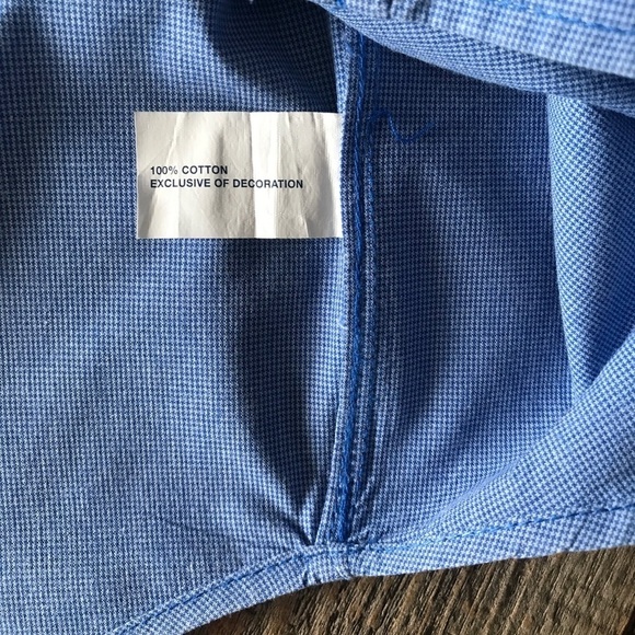 GAP Kids Mini-Check Oxford Button Down Shirt XXL - Picture 9 of 9